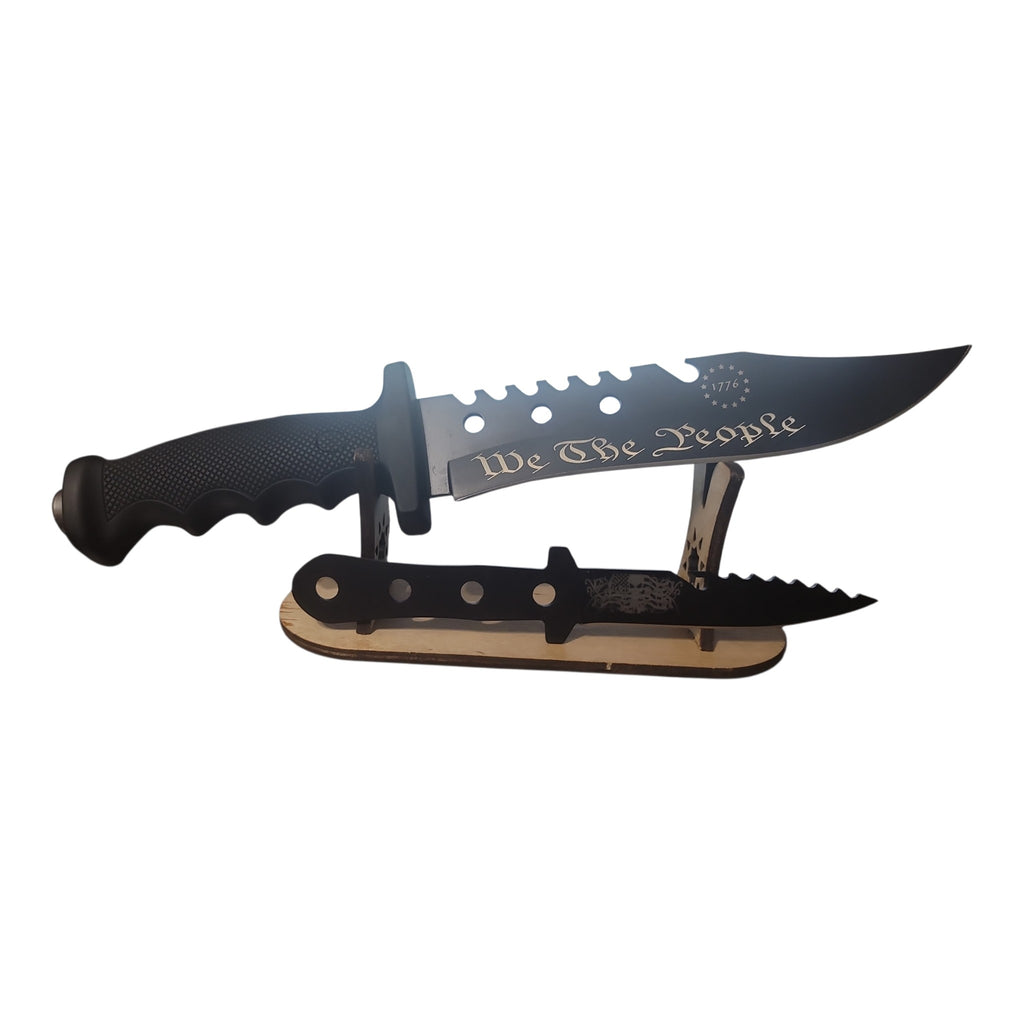 WE THE PEOPLE 1776 BOWIE KNIFE SET