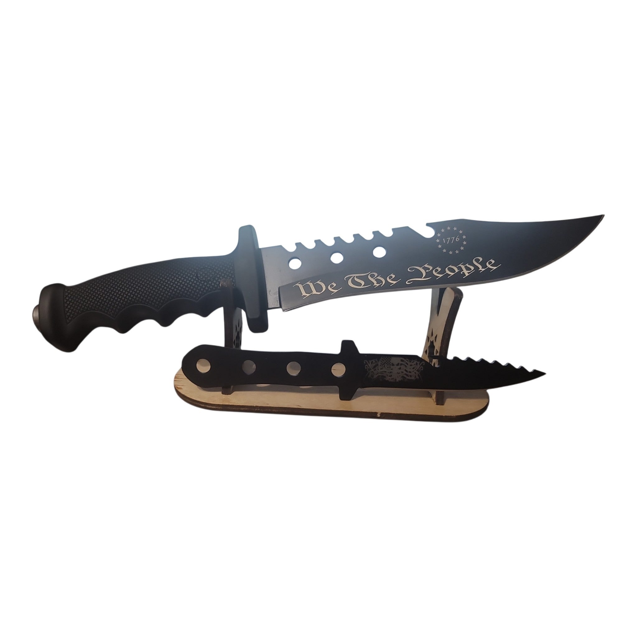 WE THE PEOPLE 1776 BOWIE KNIFE SET