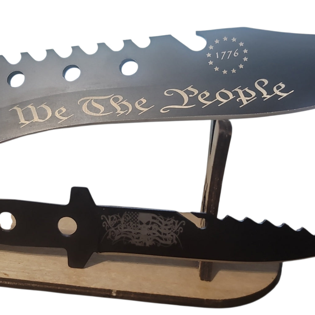 WE THE PEOPLE 1776 BOWIE KNIFE SET