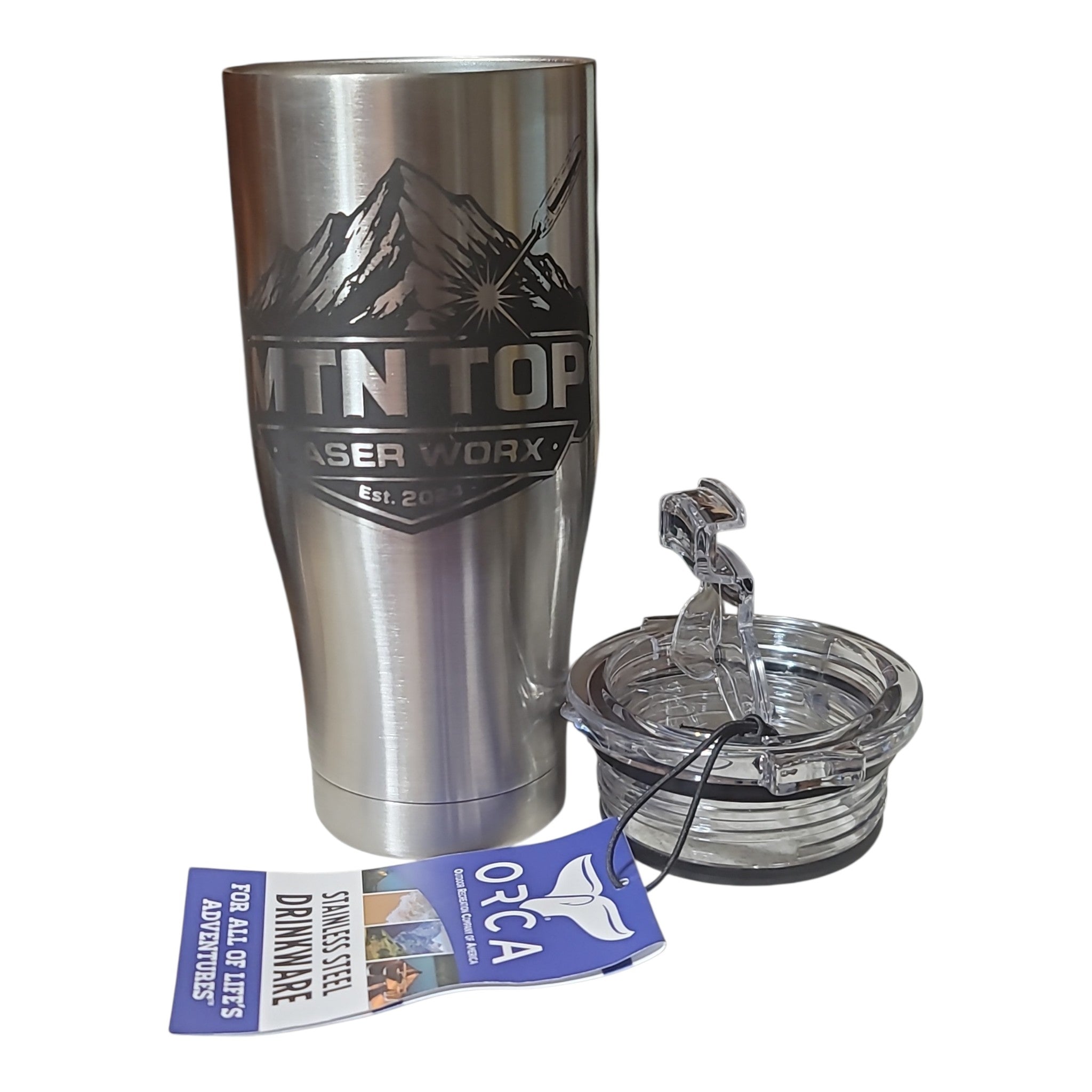 Mtn Top Laser Worx Tumblers