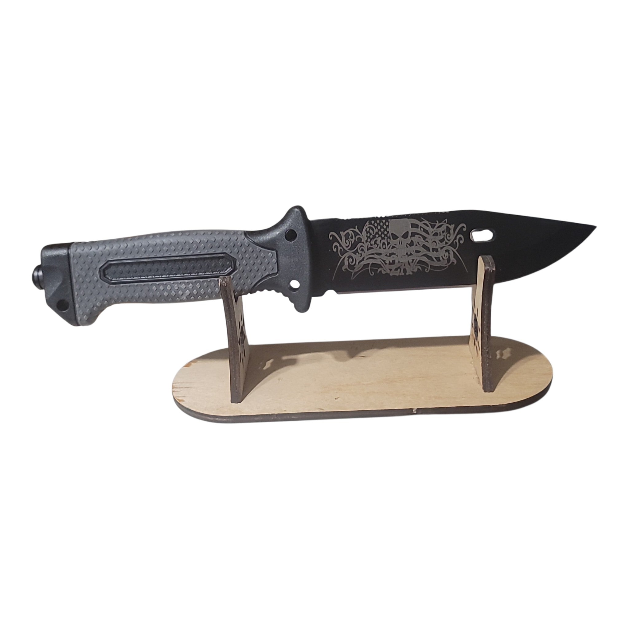 Fixed blade utility knife with Fire starter