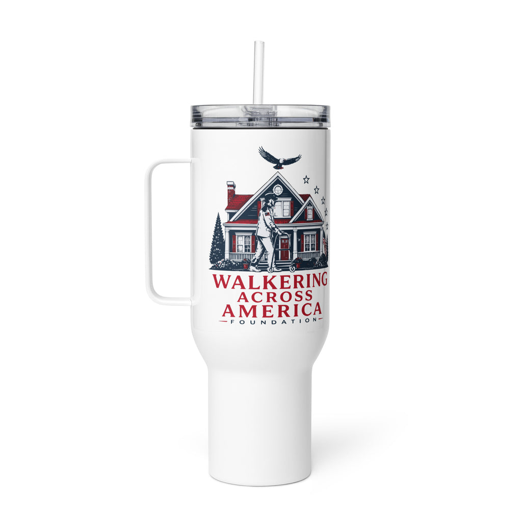 Travel mug with a handle – Mtn.Top Laser Worx